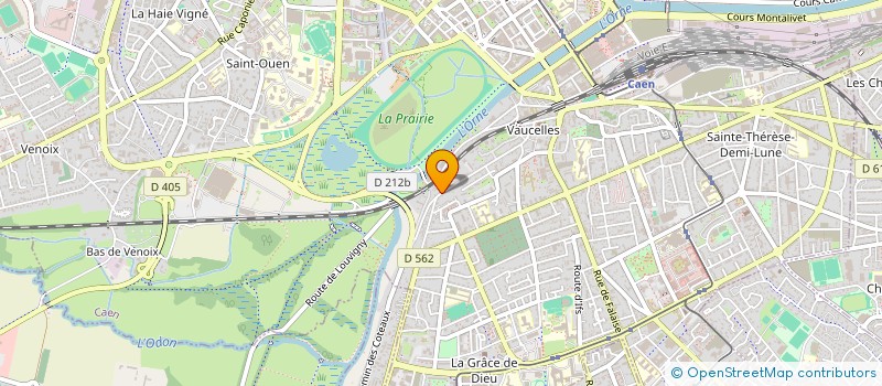 localisation de l'entreprise SCI LE LOGIS DU PAVILLON à CAEN