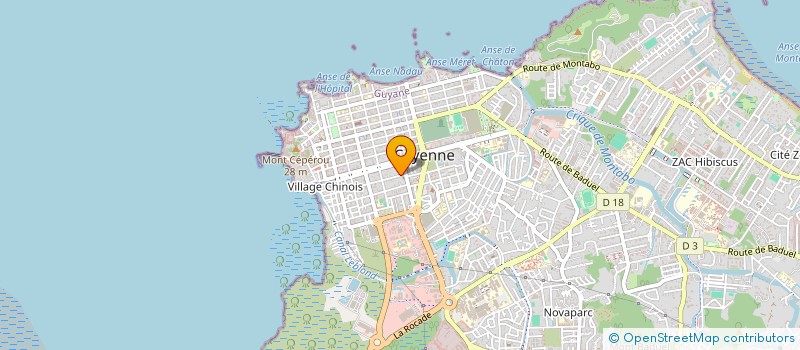 localisation de l'entreprise SCI LE LOGIS GUYANAIS  CAYENNE