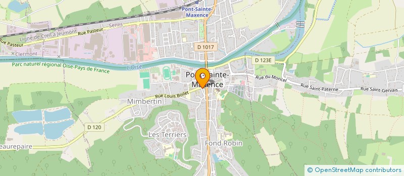 localisation de l'entreprise SCI LE LOGIS PICARD  PONT-SAINTE-MAXENCE