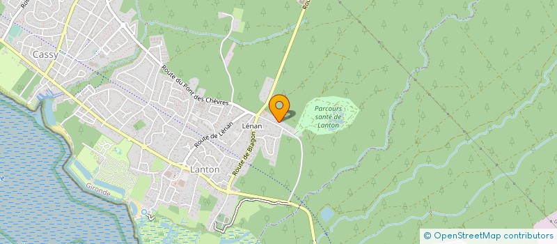 localisation de l'entreprise SCI LE LOIR DE CASTET  LANTON