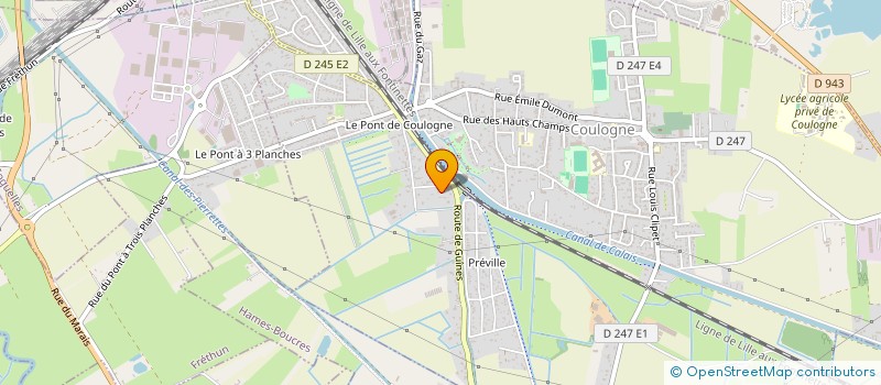 localisation de l'entreprise SCI LE LONG BAS COEUR  COULOGNE