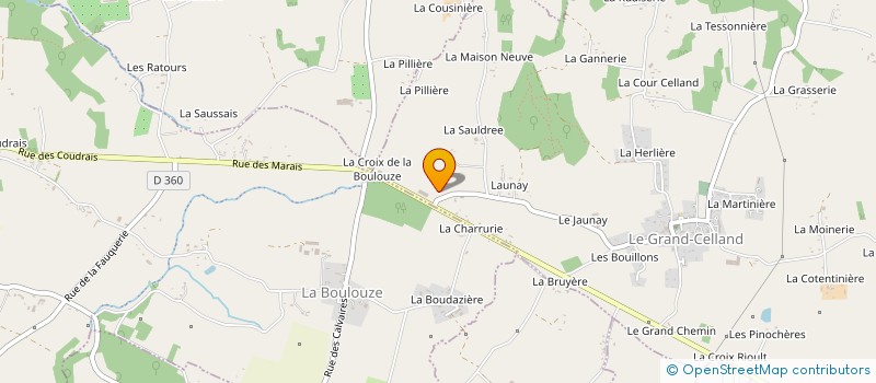 localisation de l'entreprise SCI LE LONG CHAMP  LE GRAND-CELLAND