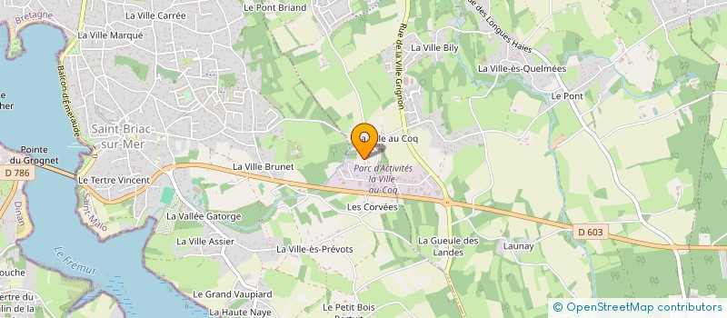 localisation de l'entreprise SCI LE LONG PRE  SAINT-LUNAIRE