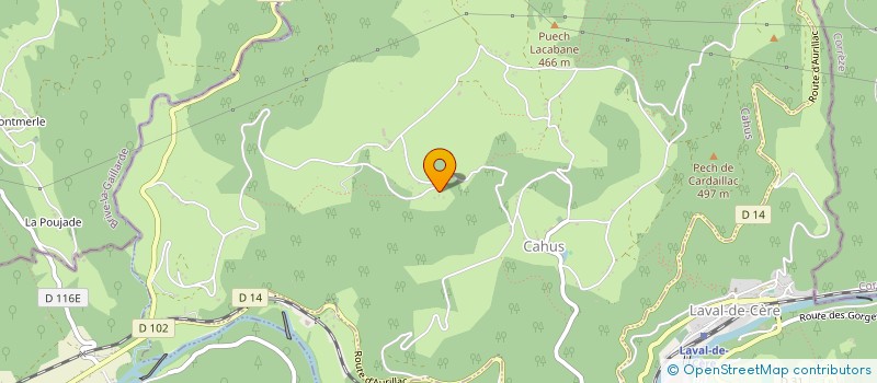 localisation de l'entreprise SCI LE LONGAYROUX  CAHUS