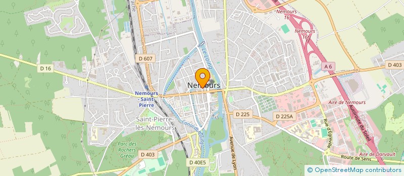 localisation de l'entreprise SCI LE LONGCHAMP  NEMOURS