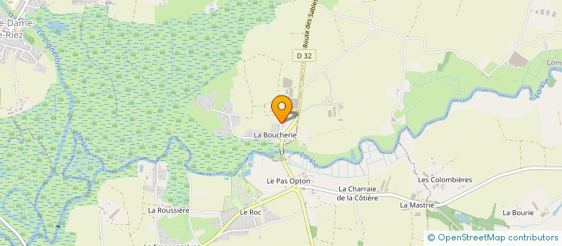 localisation de l'entreprise SCI LE LONGEAIS à NOTRE-DAME-DE-RIEZ