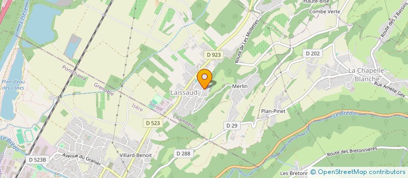 localisation de l'entreprise SCI LE LONGEREY  LAISSAUD