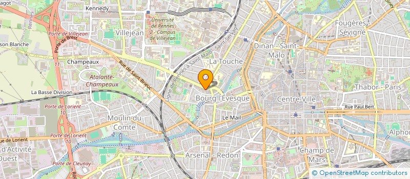 localisation de l'entreprise SCI LE LORIENTAIS  RENNES