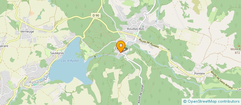 localisation de l'entreprise SCI LE LOT  AYDAT