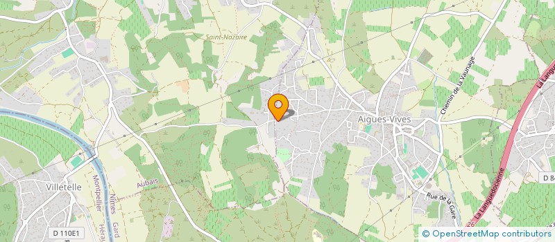 localisation de l'entreprise SCI LE LOTUS à AIGUES-VIVES