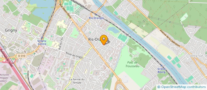 localisation de l'entreprise SCI LE LOTUS à RIS-ORANGIS