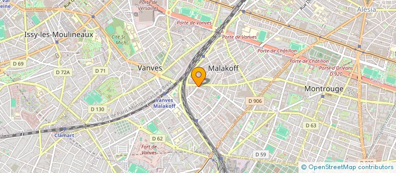 localisation de l'entreprise SCI LE LOTUS  MALAKOFF