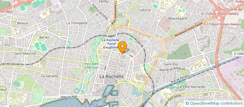 localisation de l'entreprise SCI LE LOTUS BLEU  LA ROCHELLE