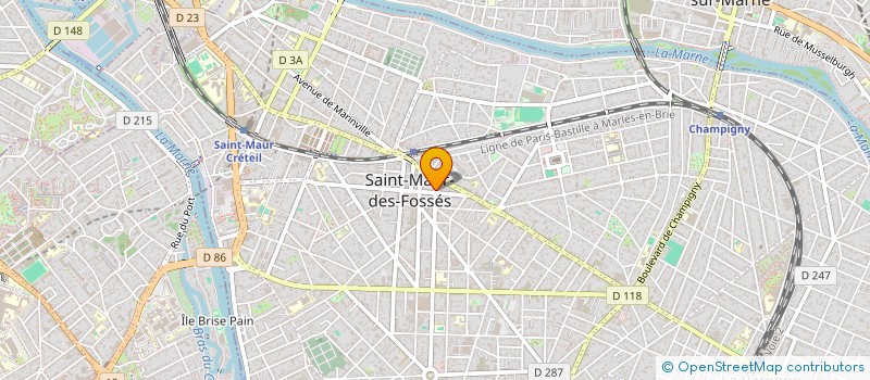 localisation de l'entreprise SCI LE LOUARN AND CO à SAINT-MAUR-DES-FOSSES