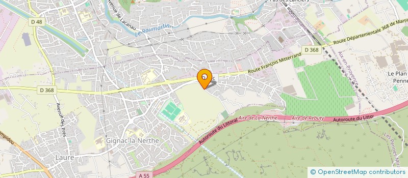 localisation de l'entreprise SCI LE LOUBATIER à GIGNAC-LA-NERTHE