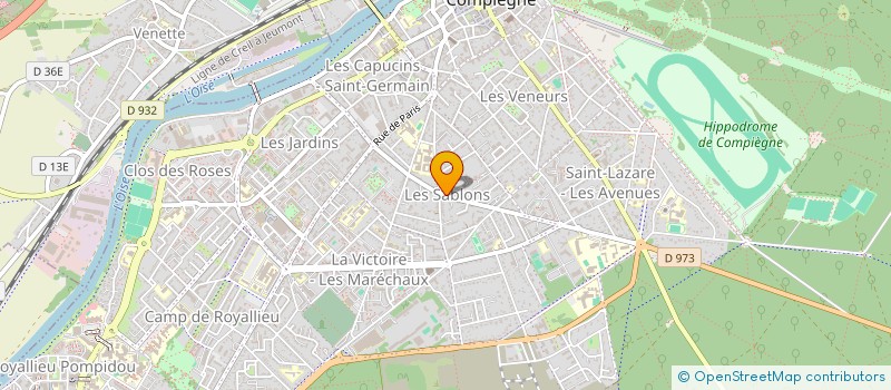 localisation de l'entreprise SCI LE LOUISIANE  COMPIEGNE