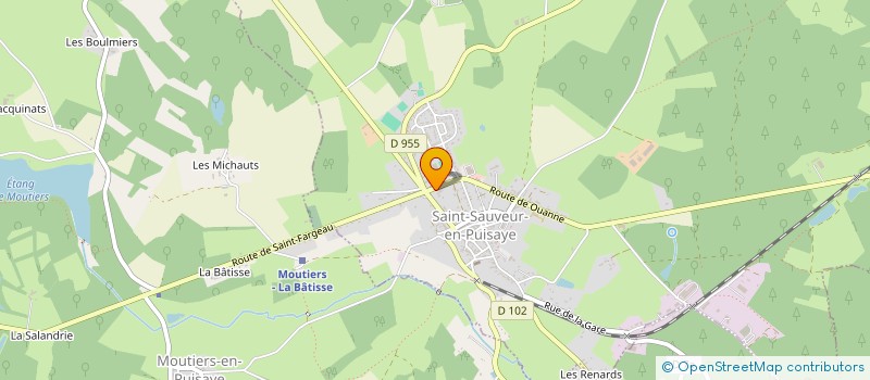 localisation de l'entreprise SCI LE LOUP à SAINT-SAUVEUR-EN-PUISAYE