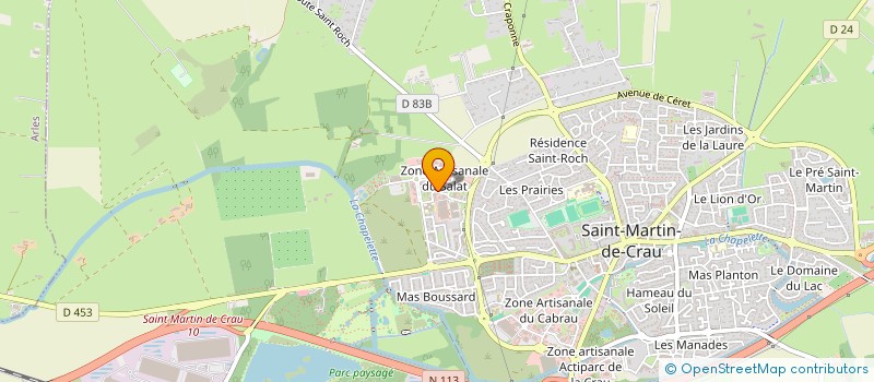 localisation de l'entreprise SCI LE LOUP BLANC  CHATEAUROUX-LES-ALPES