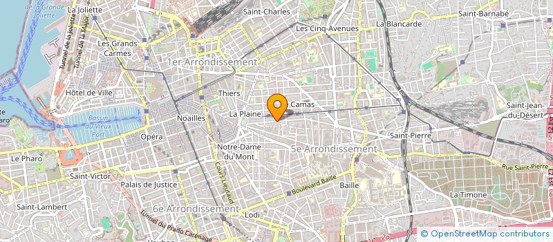 localisation de l'entreprise SCI LE LOUP BLANC  MARSEILLE