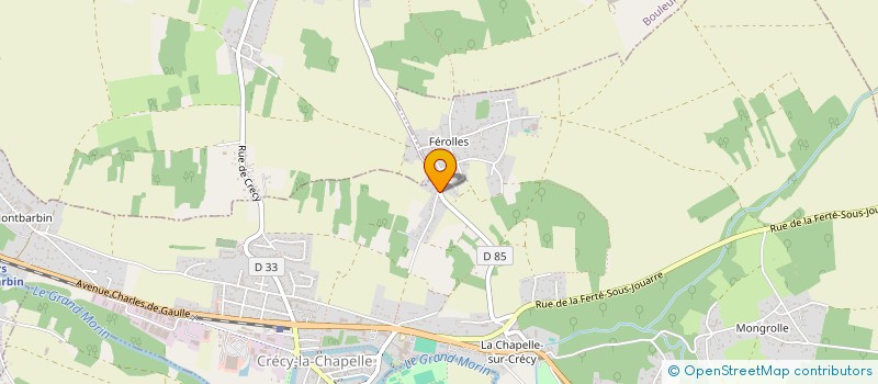 localisation de l'entreprise SCI LE LOUPILLON  CRECY-LA-CHAPELLE