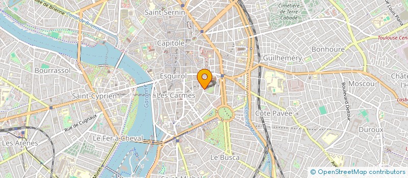 localisation de l'entreprise SCI LE LUDION  TOULOUSE