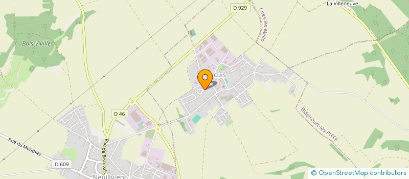 localisation de l'entreprise SCI LE LUIMO  ERCUIS