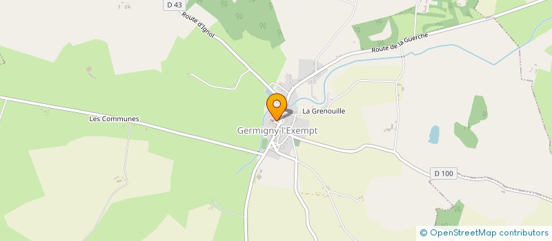 localisation de l'entreprise SCI LE LUISANT  GERMIGNY-L'EXEMPT