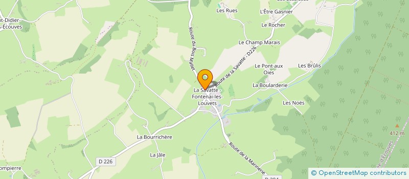 localisation de l'entreprise SCI LE LUMECON à GANDELAIN