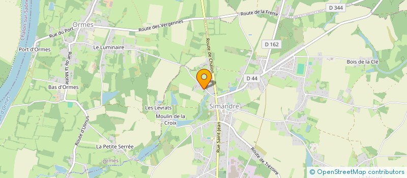 localisation de l'entreprise SCI LE LUMINAIRE  ORMES