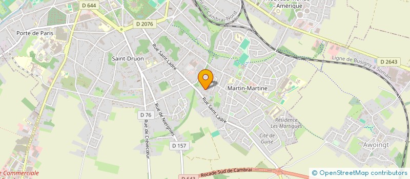 localisation de l'entreprise SCI LE LUPIN à CAMBRAI