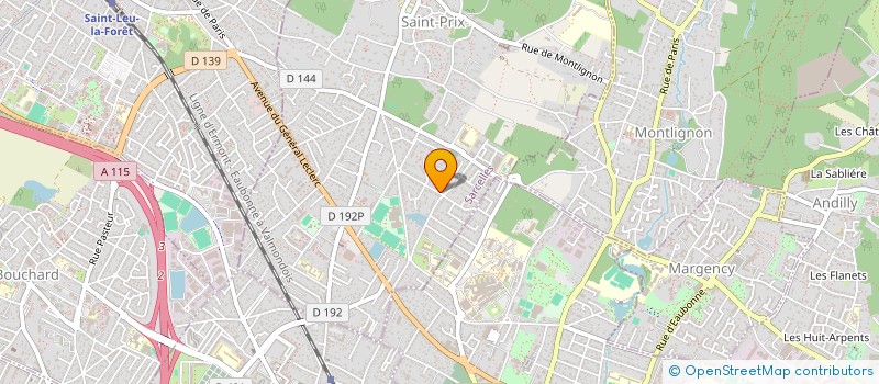 localisation de l'entreprise SCI  LE LUPIN à SAINT-PRIX