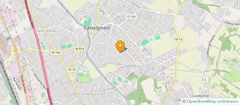 localisation de l'entreprise SCI LE LUSTOU  CASTELGINEST