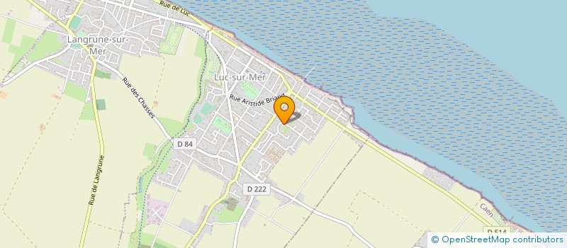 localisation de l'entreprise SCI LE LUTIN à LUC-SUR-MER