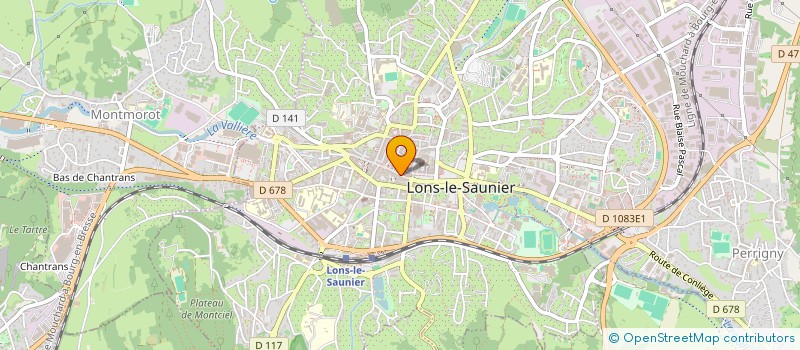 localisation de l'entreprise SCI LE LUTIN  LONS-LE-SAUNIER