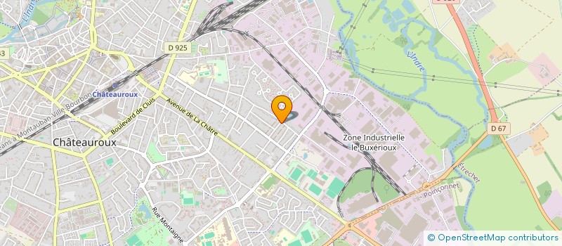 localisation de l'entreprise SCI LE LYAUTEY à CHATEAUROUX