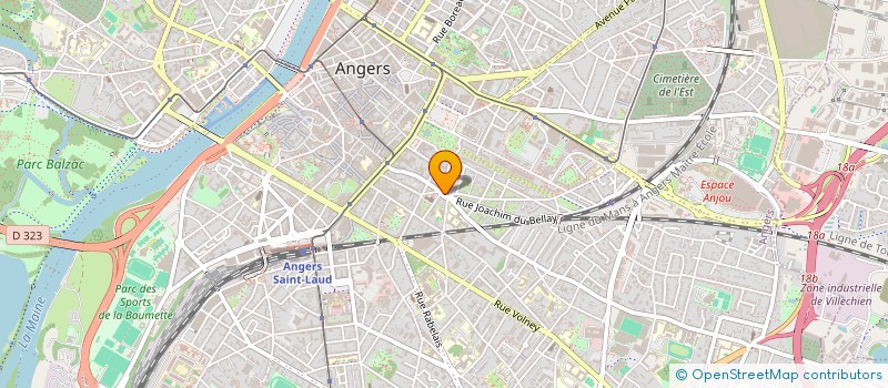 localisation de l'entreprise SCI LE LYCEE à ANGERS