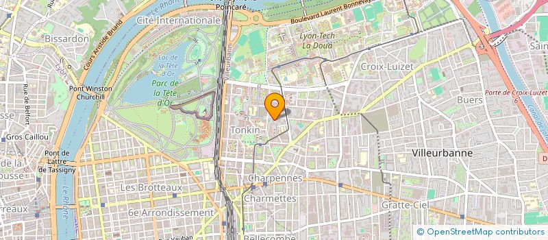 localisation de l'entreprise SCI LE LYON D'OR  CHASSIEU