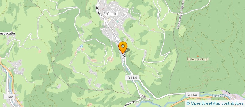 localisation de l'entreprise SCI LE LYS  KAYSERSBERG VIGNOBLE