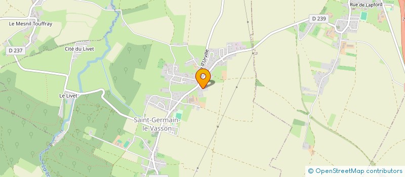 localisation de l'entreprise SCI LE LYS  SAINT-GERMAIN-LE-VASSON