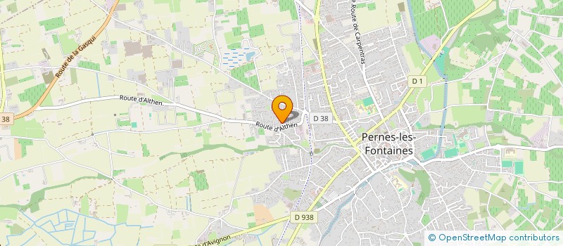 localisation de l'entreprise SCI LE LYS  PERNES-LES-FONTAINES