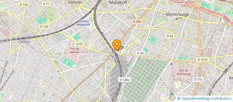 localisation de l'entreprise SCI LE LYS  MONTROUGE