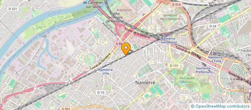 localisation de l'entreprise SCI LE LYS  NANTERRE