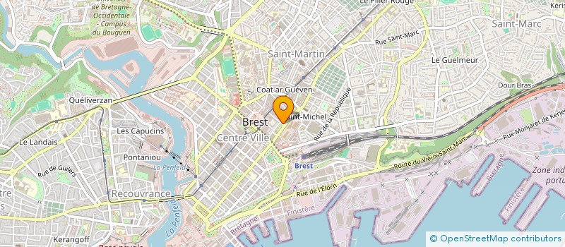 localisation de l'entreprise SCI LE LYS BLANC  BREST