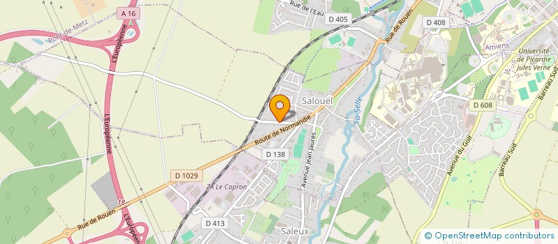 localisation de l'entreprise SCI LE LYS D'OR  SALOUEL