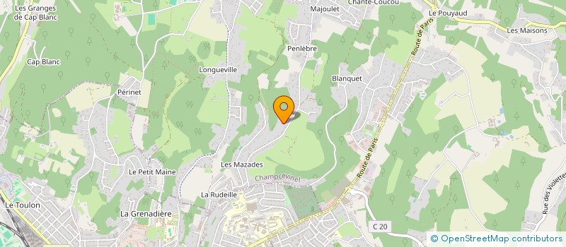 localisation de l'entreprise SCI LE LYS DE CAMPNIAC  CHAMPCEVINEL