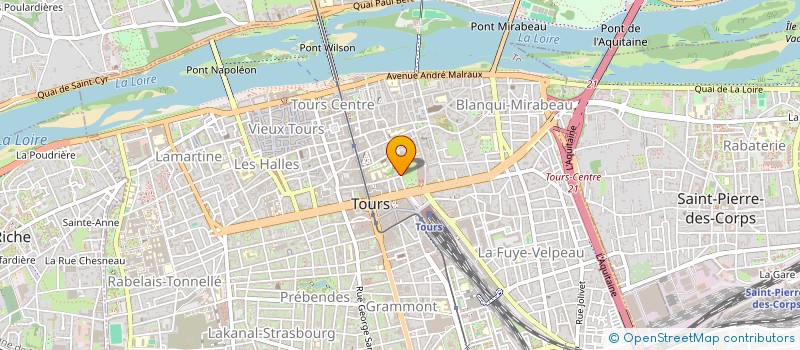 localisation de l'entreprise SCI LE MACHET  TOURS