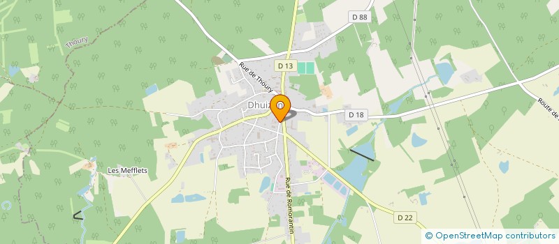 localisation de l'entreprise SCI LE MAFFOY  DHUIZON