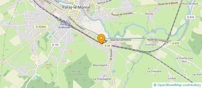 localisation de l'entreprise SCI LE MAGASIN  PARAY-LE-MONIAL