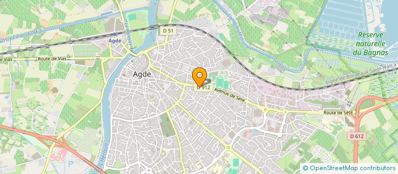 localisation de l'entreprise SCI LE MAGELLAN  AGDE