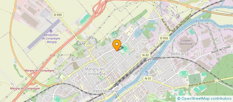 localisation de l'entreprise SCI LE MAGNOLIA  MARGNY-LES-COMPIEGNE